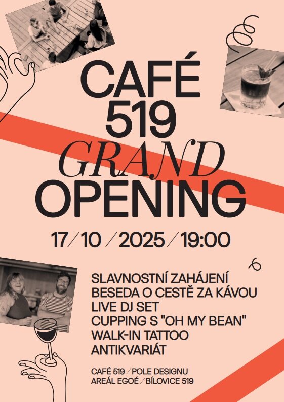 Za kávou, knihou a tetováním. Kavárna zve na opening party