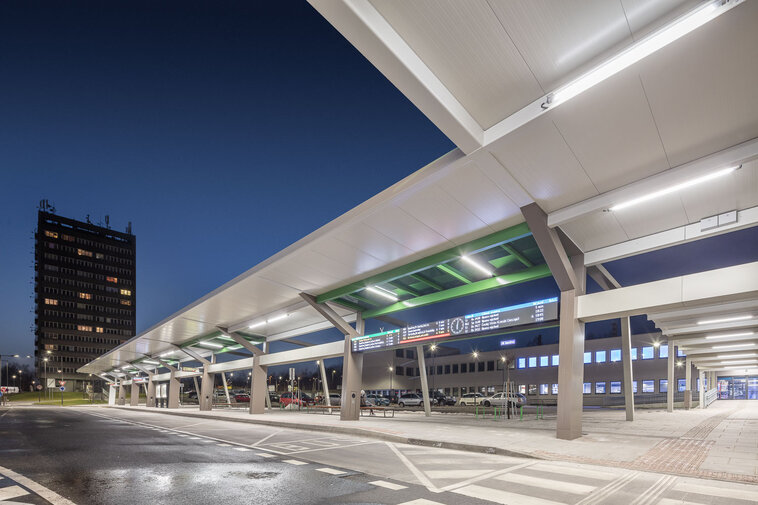 Autobusový terminál v Havířově posouvá design dopravních staveb